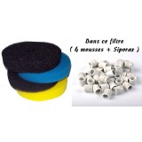 Kit de filtration pour bassin - Sera Set 6000 Filtre à pression pon...