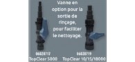 Bassin de jardin : Valve backwash topclear 10/15/18000, Raccords superfish