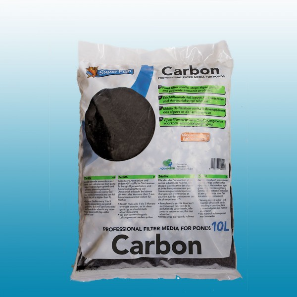 Charbon Actif pour Filtration Biologique de Bassin - 5 L