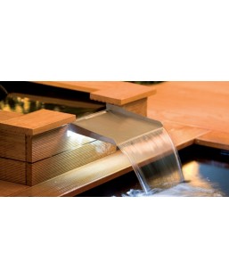 Bassin de jardin : Déversoir LED 60x15 cm PRO, Fin de série
