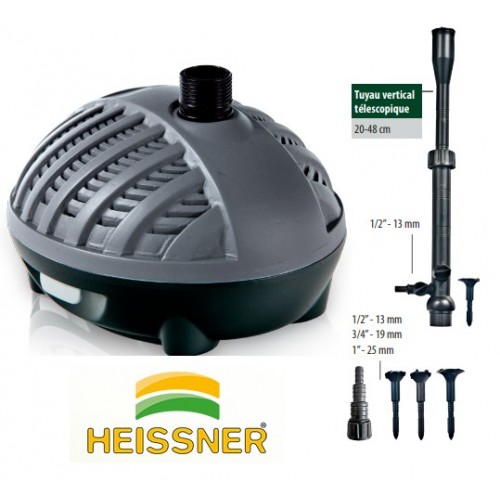 Smartline HSP 1000 (1100 L) heissner HSP100000 Heissner Pompe à je...