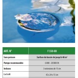 Bassin de jardin : Skimmer de surface PRO HEISSNER, Fin de série