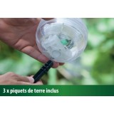 Bassin de jardin : BOULE LED FLOTTANTE SOLAIRE X3, Fin de série