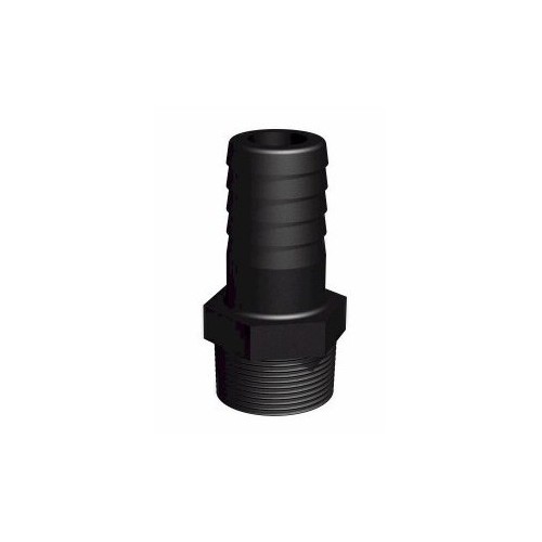 Bassin de jardin : Raccord fileté cannelé 1/2"- 19mm, Raccord fileté cannelé