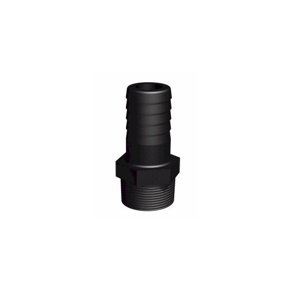 Bassin de jardin : Raccord fileté cannelé 1"1/4 - 32mm, Raccord fileté cannelé