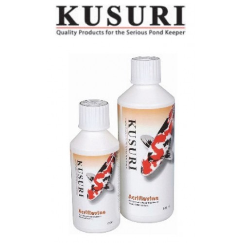 Bassin de jardin : KUSURI ACRIFLAVINE 1 Litre, Traitements Kusuri