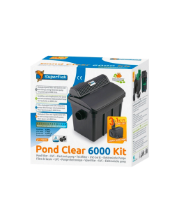 Bassin de jardin : Pond Clear Kit 6000 - Filtre + UV + Pompe, Kit Superfish