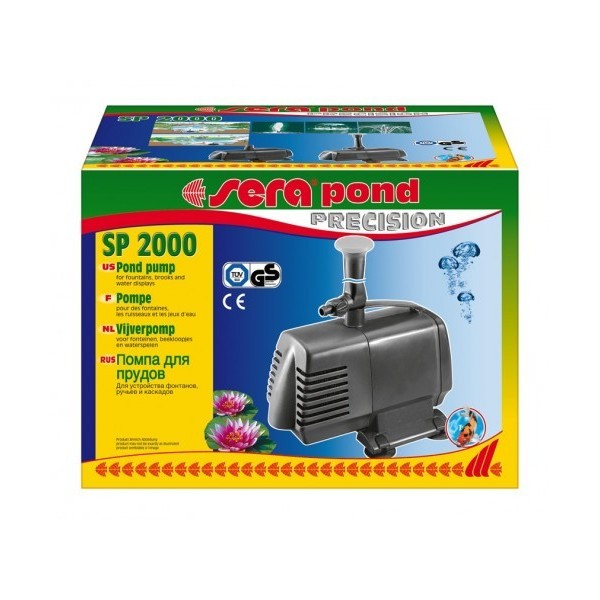 Bassin de jardin : Sera pond SP 2000 (2470 L/H), Pompes Sera Pond
