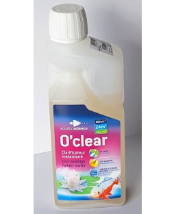 Bassin de jardin : O'clear 24000, Traitement Aquatic Science