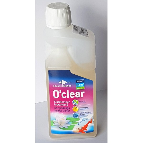 Bassin de jardin : O'clear 24000, Traitement Aquatic Science