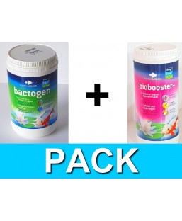Bassin de jardin : Bactogen 24000 + biobooster 24000, Traitement Aquatic Science