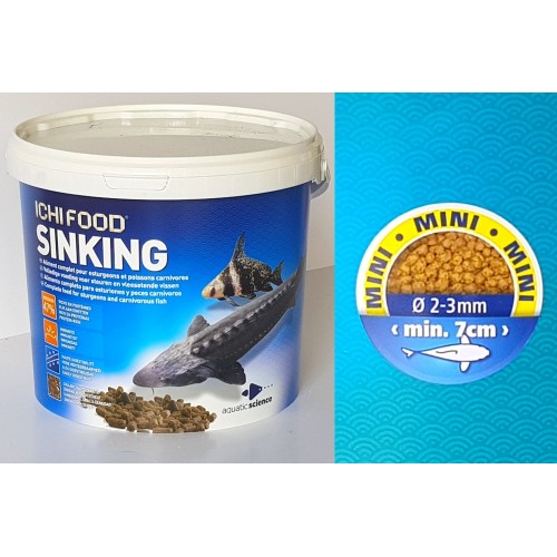 Bassin de jardin : ICHI FOOD SINKING 3.5KG MINI, Nourriture Ichi Food