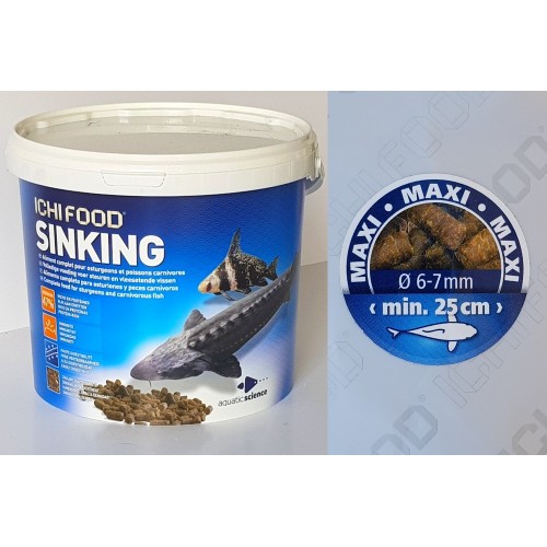 Bassin de jardin : ICHI FOOD SINKING 3.5KG MAXI, Nourriture Ichi Food