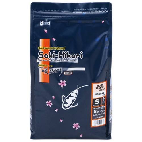 Bassin de jardin : Saki Hikari Multi Season S 2 kg, Nourriture Hikari