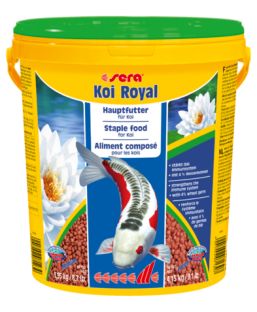 Bassin de jardin : SERA Koi Royal medium 21L (5.65KG), Nourriture Serapond