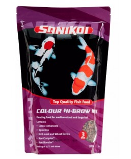 Bassin de jardin : Colour Hi-Grow Mix 3mm 1.6kg (3L), Nourriture Sanikoï