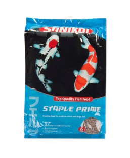 Bassin de jardin : SANIKOI STAPLE PRIME 6mm 3.8KG (10L), Nourriture Sanikoï