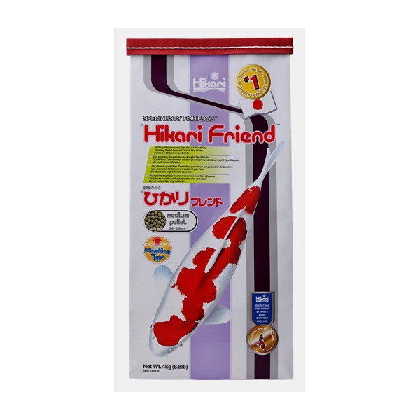 Bassin de jardin : Hikari friend 4KG medium, Nourriture Hikari