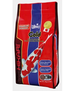 Bassin de jardin : Hikari Gold 2kg medium, Nourriture Hikari