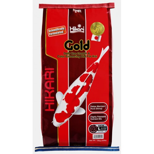 Bassin de jardin : Hikari Gold 10kg Large, Nourriture Hikari