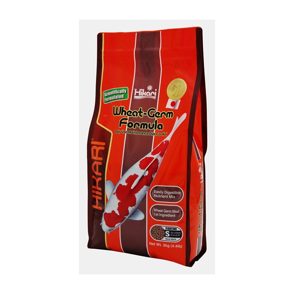 Bassin de jardin : Hikari Wheat Germ 2kg Mini, Nourriture Hikari