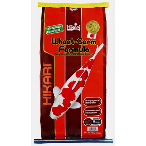 Bassin de jardin : Hikari Wheat Germ 10kg Medium, Nourriture Hikari