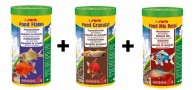 Bassin de jardin : pack 3L Flakes-Granulat-Mix Royal, Fin de série