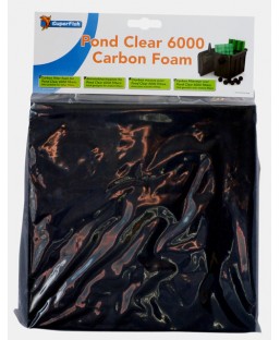 Bassin de jardin : PONDCLEAR 6000 CHARBON ACTIVE MOUSSE, Mousse Superfish