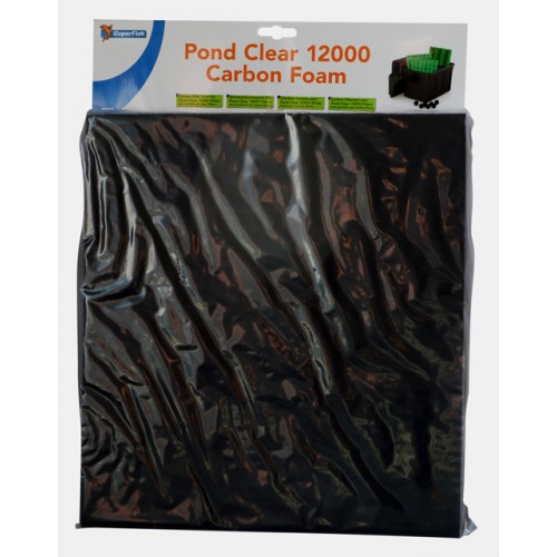 Bassin de jardin : PONDCLEAR 12000 CHARBON ACTIVE MOUSSE, Mousse Superfish