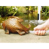 Bassin de jardin : Gargouille "Fish" 43 cm HEISSNER, Fin de série