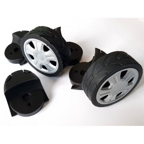 Bassin de jardin : Roues de rechange pour aspirateur Heissner, Fin de série Bassin de jardin : Roues de rechange pour aspirateur Heissner, Fin de série
