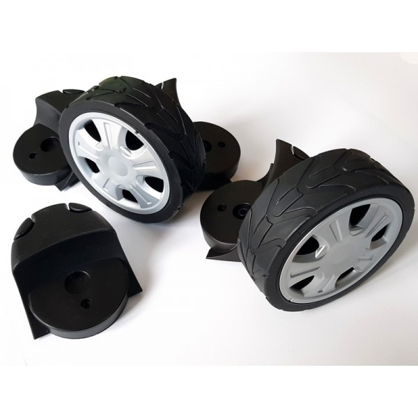 Bassin de jardin : Roues de rechange pour aspirateur Heissner, Fin de série