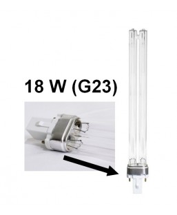 Bassin de jardin : Ampoule UVC PL 18W G23, AMPOULES UV PL