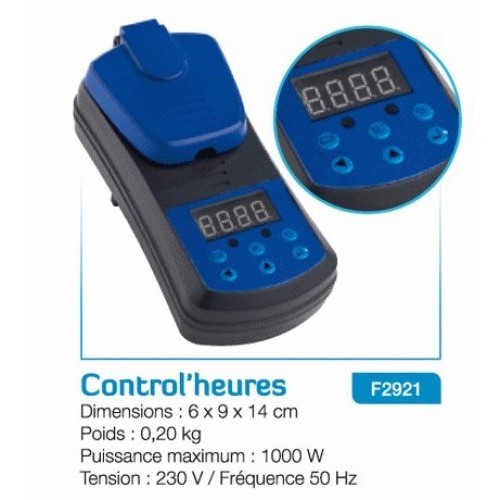 Bassin de jardin : Control'heure pour UV, Fin de série