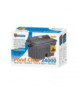 Bassin de jardin : SF PONDCLEAR 24000 UVC-24W/ pompe 12000 L/H, Kit Superfish