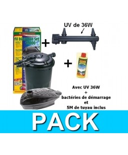 Kit filtration bassin 90000 litres 18 watts stérilisateur 70 watts pompe  helloshop26 16_0001362 - Conforama