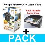 Bassin de jardin : Kit filtration + mini lame, Kit Bassin de 0 à 5 m3