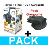 Bassin de jardin : Kit filtration Grenouille, Fin de série