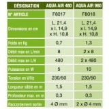 Bassin de jardin : Aqua air 480 (480 L/H), Fin de série