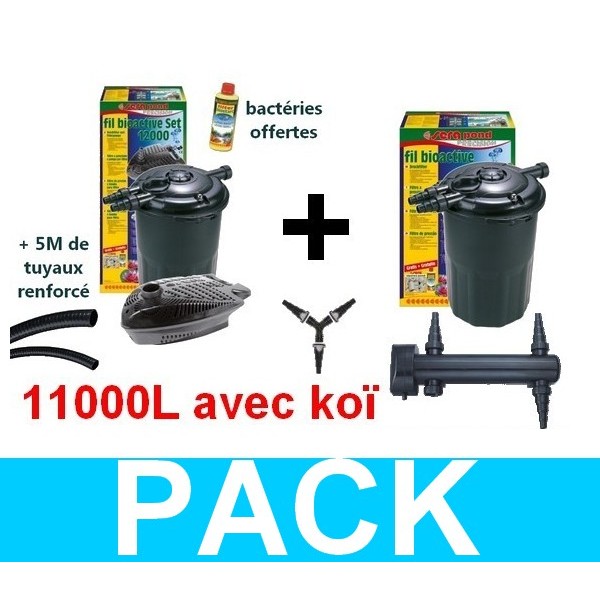 Bassin de jardin : Kit garda pression 16000, Kit Bassin de 10 à 20 m3