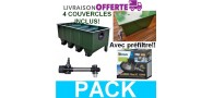 Bassin de jardin : Pack PRO PREFILTRE/ Edouna 4/ 18000L, Kit Bassin de 10 à 20 m3