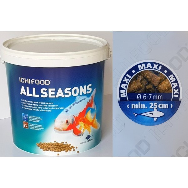 Bassin de jardin : ICHI FOOD ALL SEASON 4KG MAXI, Fin de série