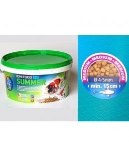Bassin de jardin : ICHI FOOD SUMMER 1KG MEDIUM, Nourriture Ichi Food-Aquatic Science