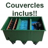 Bassin de jardin : FILTRE EDOUNA 3 UPFLOW MODE POMPAGE (COUVERCLES+BIOCERAPOND), Filtre Aquaworld