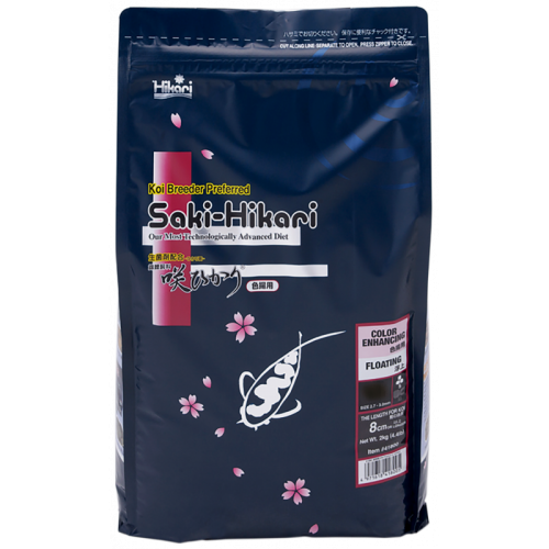 Bassin de jardin : SAKI HIKARI COLOR M 2KG, Nourriture Hikari