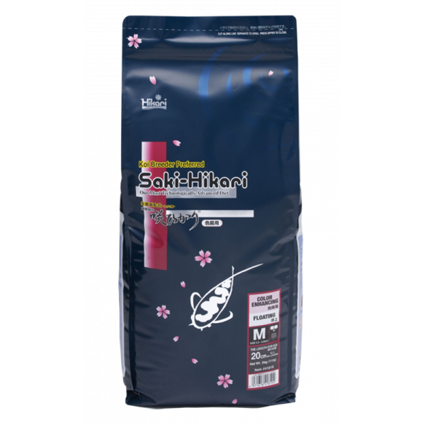 Bassin de jardin : SAKI HIKARI COLOR M 5KG, Nourriture Hikari