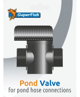 Bassin de jardin : POND ROBINET BLISTER fileté 1", Raccord fileté cannelé