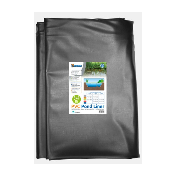 Bassin de jardin : POND LINER PVC 5X4 M, Bache pour bassin de jardin