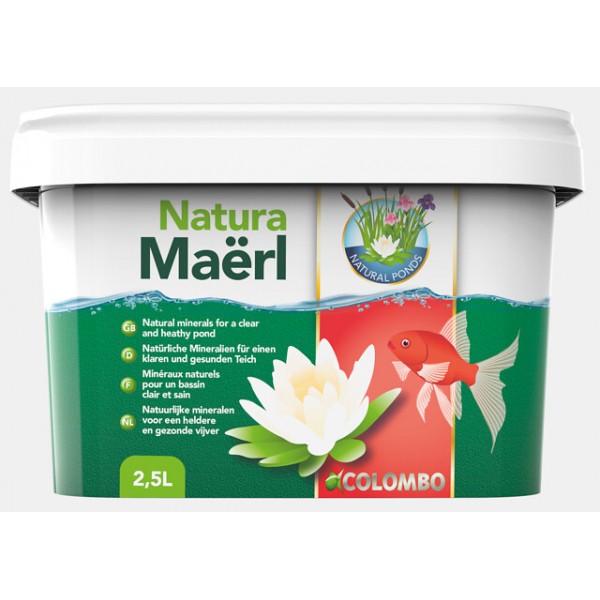 Bassin de jardin : NATURA MAËRL 2500 ML (25.000L), Traitement Natural Ponds