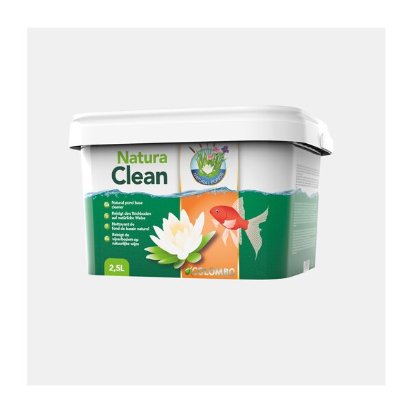 Bassin de jardin : NATURA CLEAN 2500 ML (37.500L), Produits anti-vase bassin